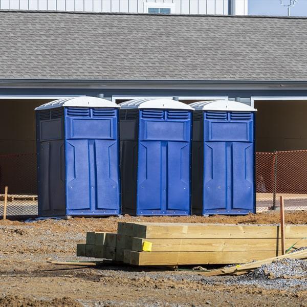 Heavy-duty construction site porta potty in Crossville, Tennessee